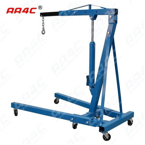 2 Ton Folding Shop Crane Engine Hoist Lift Hydraulic Workshop Auto