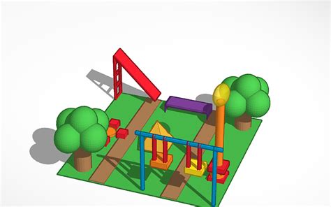 3d Design Parque Tinkercad