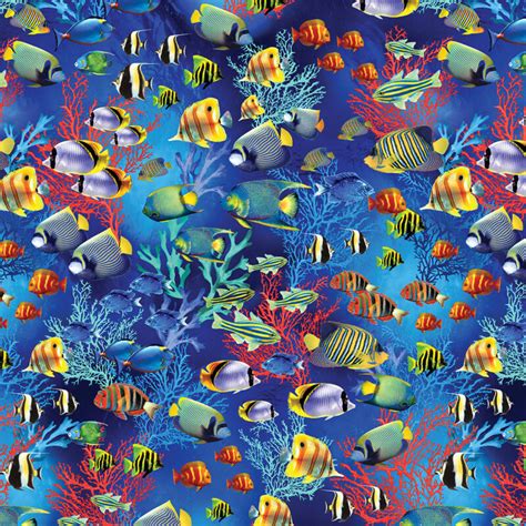 Jewel Of The Sea Multi Oceana Wide Backings W Kk Fabrics