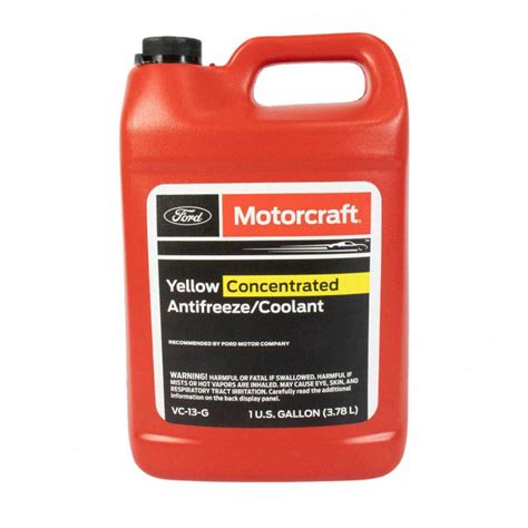 Motorcraft Vc G Yellow Concentrated Antifreeze Coolant Xdp