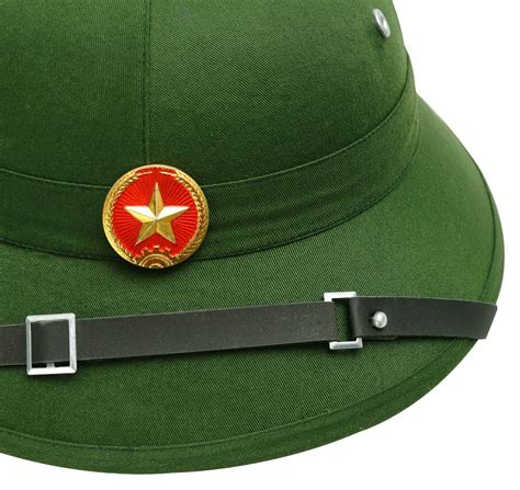 New Original Vietnamese Pith Helmet Vc Hanoi Vietnam Soldier War Viet