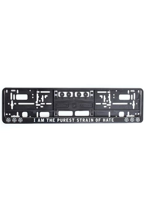 Thy Art Is Murder Strain Licence Plate Holder Impericon