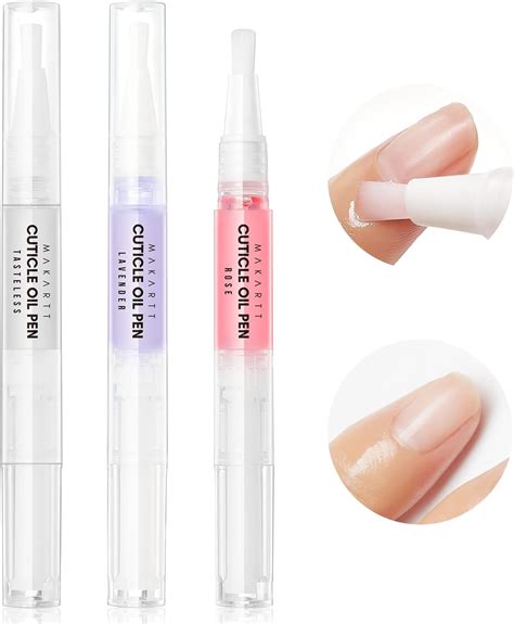 Makartt Cuticole Oil Pen Per Cura Delle Unghie 3pcs Nail Oil Pen