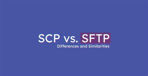 Scp Vs Sftp All That You Need To Know In One Guide Hot Sex Picture