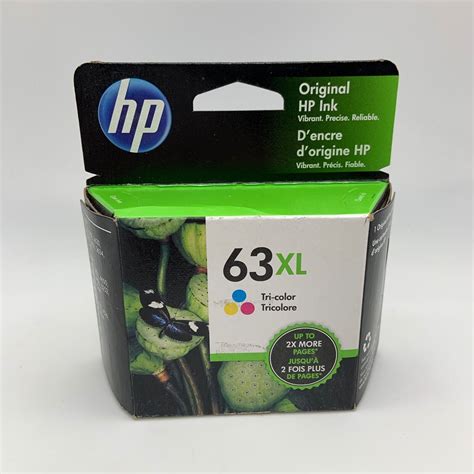 Hp Genuine 63xl Tri Color Deskjet Officejet Envy Ink Cartridge Sealed Exp 2021 Ebay