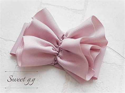 フリルたっぷりリボンの作り方 Handmade Hair Accessories Boutique Hair Bows