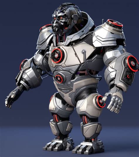 A fresh take on King Kong if he were a robot and made out of computer ...