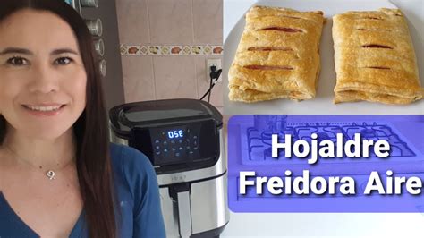 Hojaldre Relleno De Jam N Y Queso Freidora De Aire Youtube