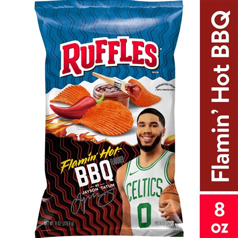 Buy Ruffles Flamin Hot Bbq Flavored Potato Chips Oz Bag Online At Lowest Price In Ubuy India