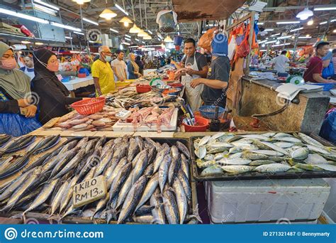 Chow Kit Road Wet Market Of Kuala Lumpur Editorial Photography Image