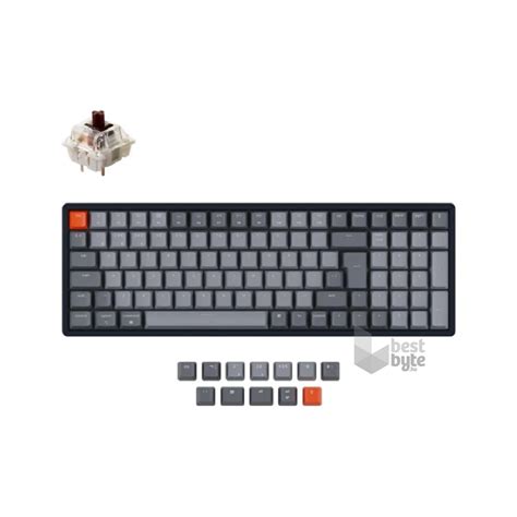 Keychron K4 RGB Bluetooth angol Hot swap Gateron G Pro Brown billentyűzet Office Depot Papír