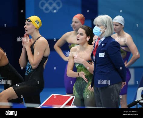 August 1st 2021 Tokyo Japan Kaylee Mckeown Of Australia During The Swimming Womens 4 X