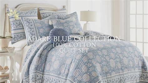 Levtex Home Adare Blue Quilt Set Cotton Levtex Home