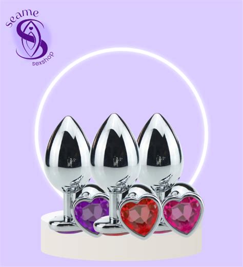 PLUG ANAL METAL CORAÇÃO GRANDE Comprar em SeAme