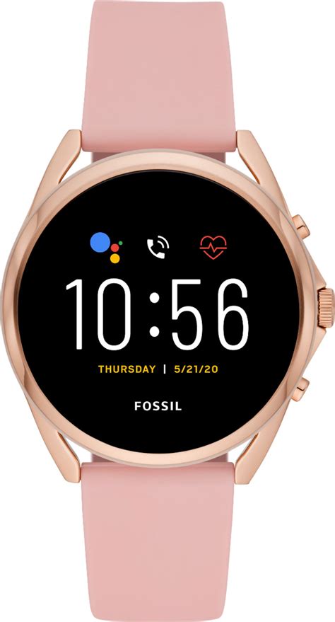 Best Buy Fossil Gen Lte Smartwatch Cellular Mm Blush Verizon