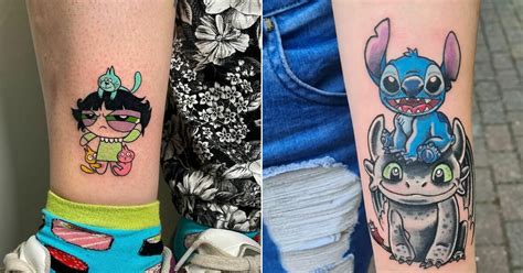 Ideias De Tatuagens De Desenhos Animados De Todos Os Tempos Tediado