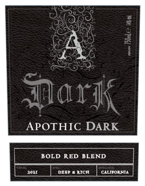 Apothic Dark Red Blend 2021