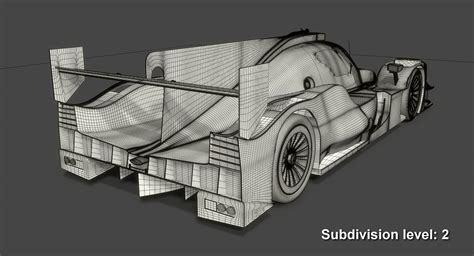 Rebellion Racing R Lmp Wec Season D Model Ds Dxf