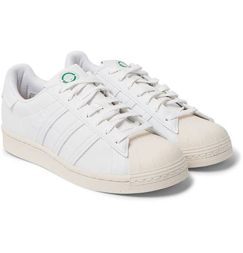 Adidas Originals Clean Classics Superstar Vegan Leather Sneakers White Adidas Originals By