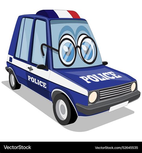 Police car Royalty Free Vector Image - VectorStock