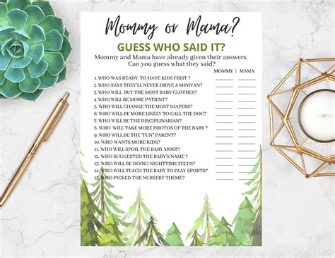 Lesbian Baby Shower Game Lesbian Pregnancy Two Moms Etsy Hong Kong