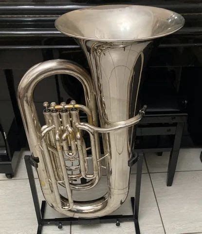 Tuba Yamaha YEB321S Prata Instrumentos musicais Santa Bárbara D