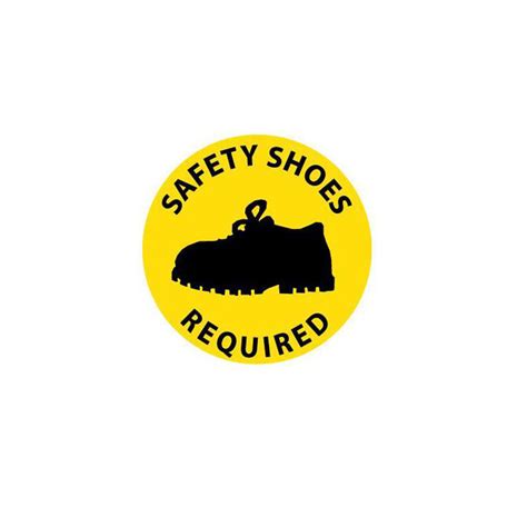 Safety Shoes Required