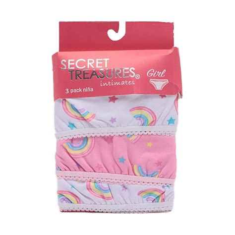 Bikini Secret Treasures para Niña Multicolor Estampado 1 Paquete con 3 Piezas Talla 6 Walmart