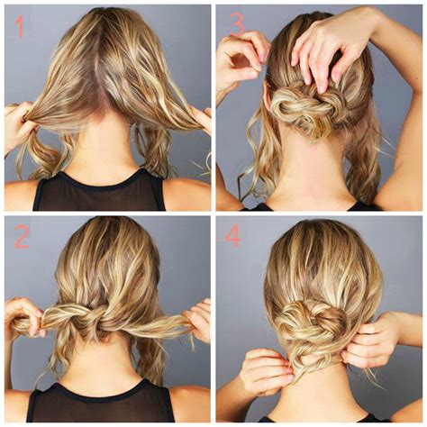 Tutoriel Chignon Cheveux Courts