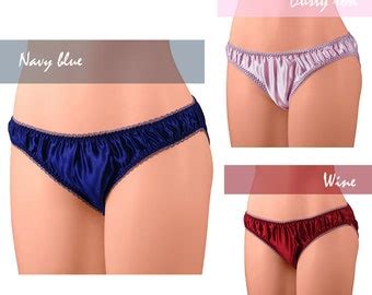 Satin String Bikini Second Skin Satin Pack Etsy