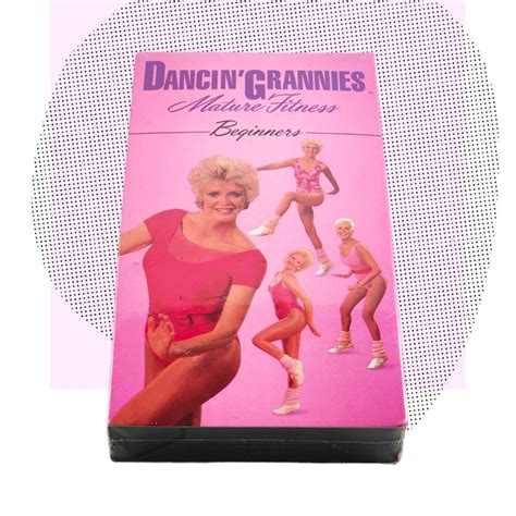 Vintage Dancin Grannies Mature Fitness Vhs Workout Tape Over The Hill