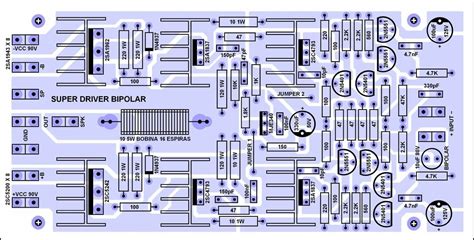 1500w Power Amplifier Circuit Diagram