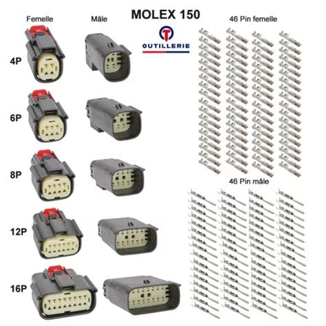 Molex Waterproof Plugs Pins For H