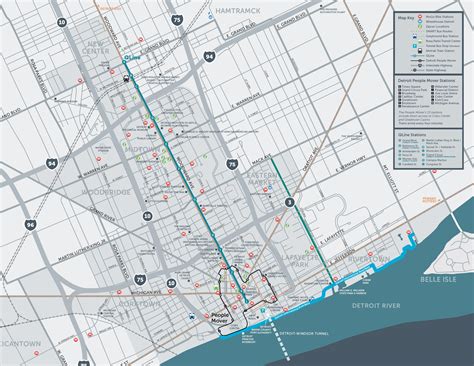 Getting Around Detroit Downloadable Detroit Maps