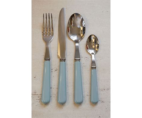 24pc Simple Cutlery Set - Mint - Nordic Style London