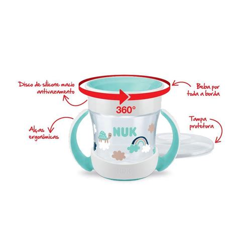 Copo Nuk Evolution Mini Magic Cup Al A Girl Ml Copo De