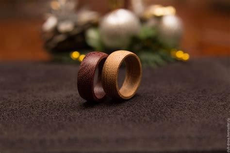 Обручальные кольца из дерева – купить в интернет-магазине на Ярмарке ...
