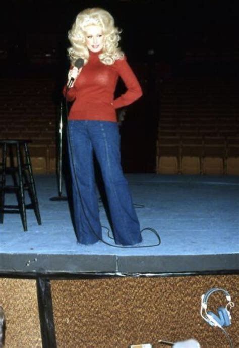 Dolly Parton During Sound Check In Pikesville Maryland 1977 In 2024