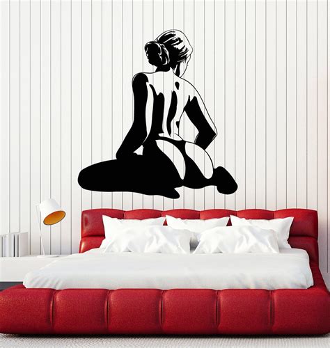 Amazon Large Vinyl Wall Decal Hot Sexy Naked Woman Adult Bedroom