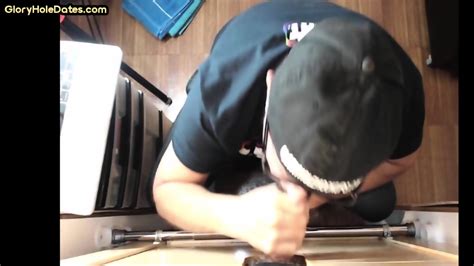 Gloryhole Amateur Bottom DILF Gets Fucked After Blowjob