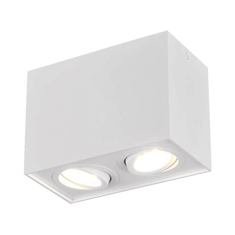 Plaf N De Techo Luces Basculante Metal Blanco Gu Garibaldi L Zete