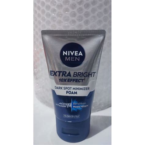 Jual Nivea Men Extra Bright Dark Spot Minimizer Foam G Shopee