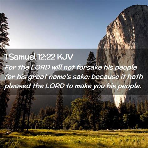 1 Samuel 1222 Kjv Bible Verse Images