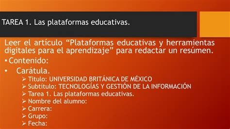 Tarea1 Plataformas Educativaspptx