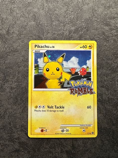 Se Produkter Som Liknar Pikachu Rumble Pok Mon Kort P Tradera