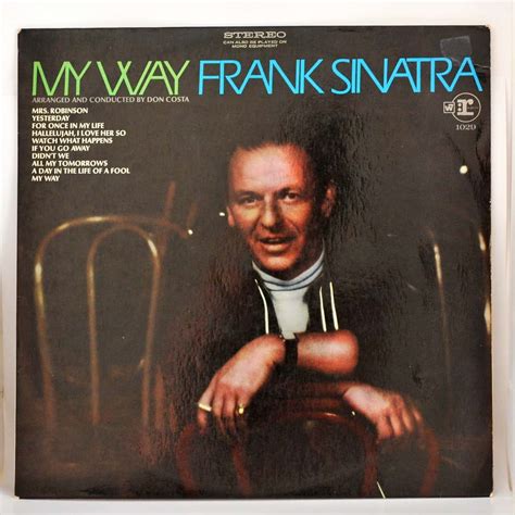 12” Vinyl Frank Sinatra My Way Released 1969(s)