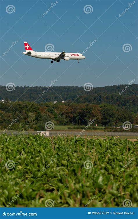 HB IOF Swiss Airbus A321 111 Jet In Zurich In Switzerland Editorial