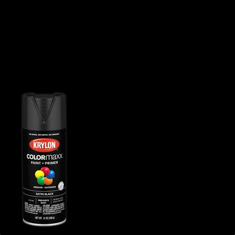 satin spray paint black 5