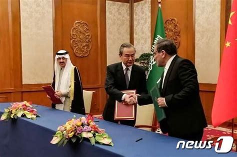 UAE 대통령 이란 사우디 관계 정상화에 안정과 번영 위한 중요 단계 뉴스1