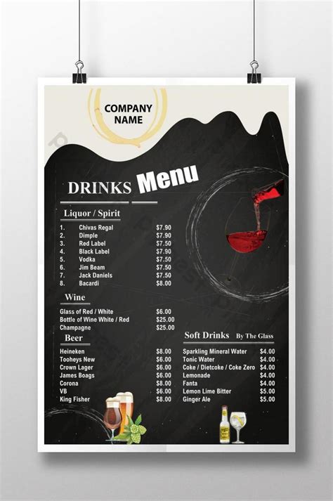 Desain Background Template Daftar Menu 20 Templates Menu Restoran Dengan Disain Kreatif